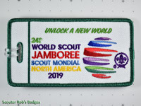 WJ'19 24th World Scout Jamboree Bag Tag